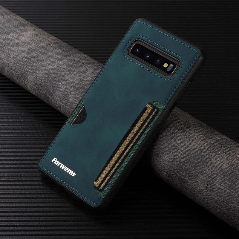 Capa Executive Retro Leather Card Slot Zelv Shield - Samsung Galaxy
