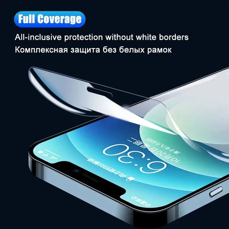 Película de Hidrogel Flexível Premium para iPhone