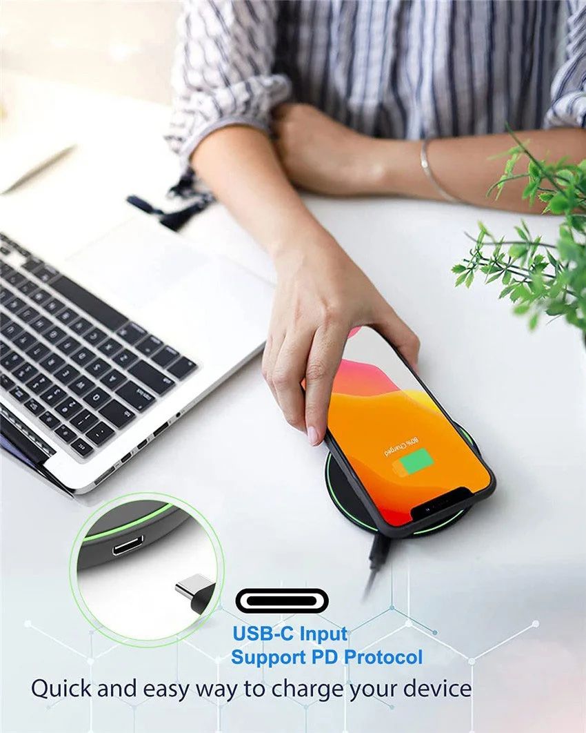 Carregador Sem Fio por Indução Wireless Fast Charge Zelv Shield