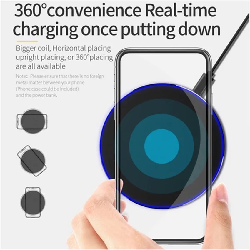 Carregador Sem Fio por Indução Wireless Fast Charge Zelv Shield