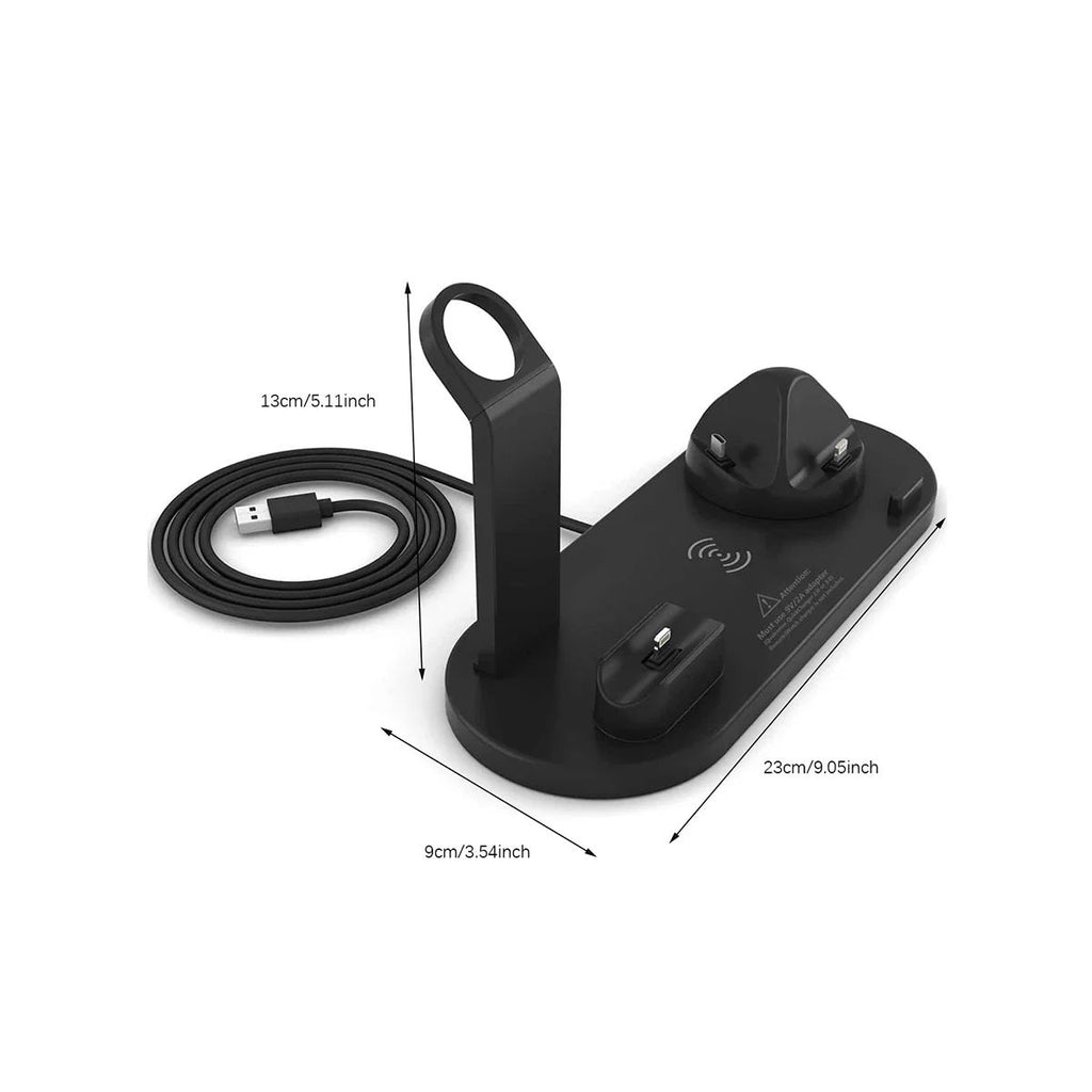 Carregador Sem Fio Dock Station 7 em 1 - Rápido & Multifuncional