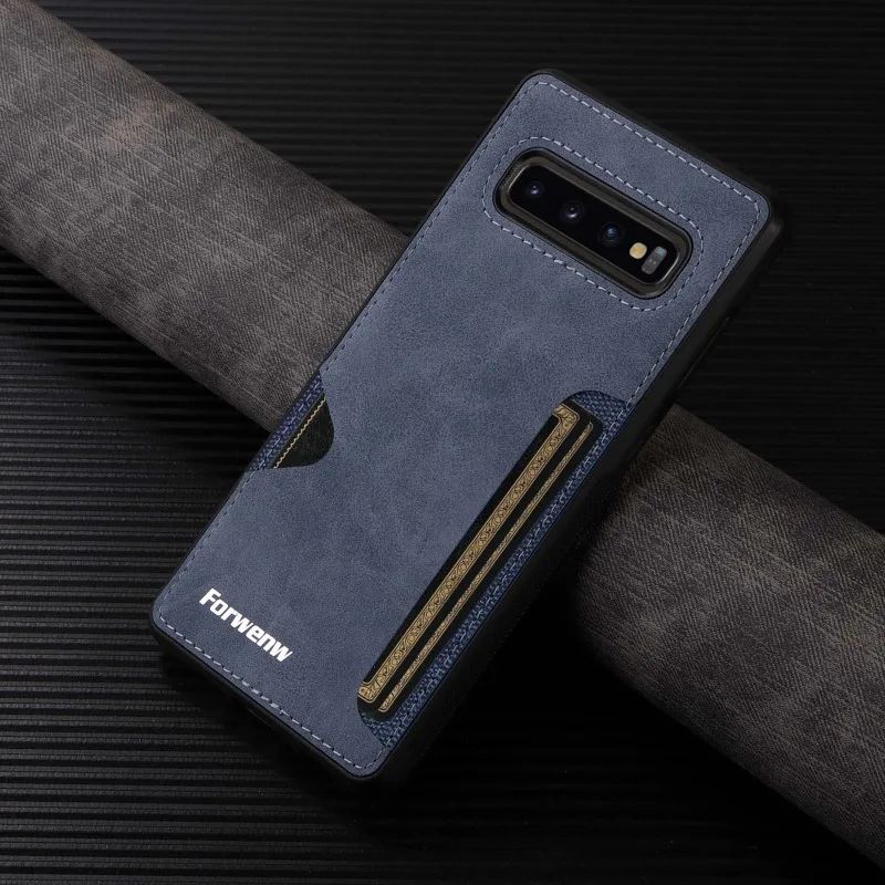 Capa Executive Retro Leather Card Slot Zelv Shield - Samsung Galaxy