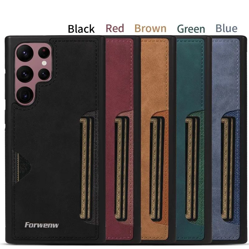 Capa Executive Retro Leather Card Slot Zelv Shield - Samsung Galaxy