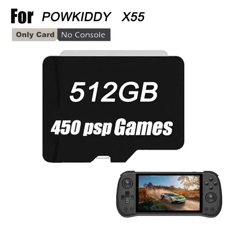 Console de Jogos Portátil Retrô Powkiddy X55