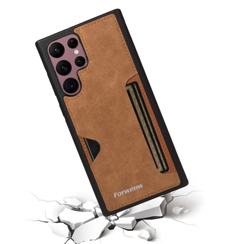 Capa Executive Retro Leather Card Slot Zelv Shield - Samsung Galaxy