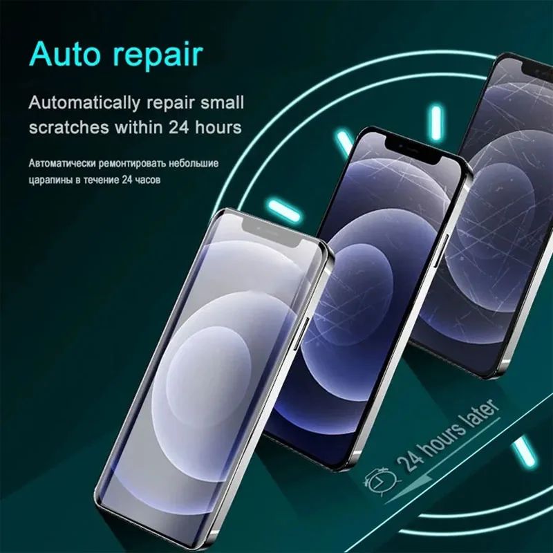 Película de Hidrogel Flexível Premium para iPhone