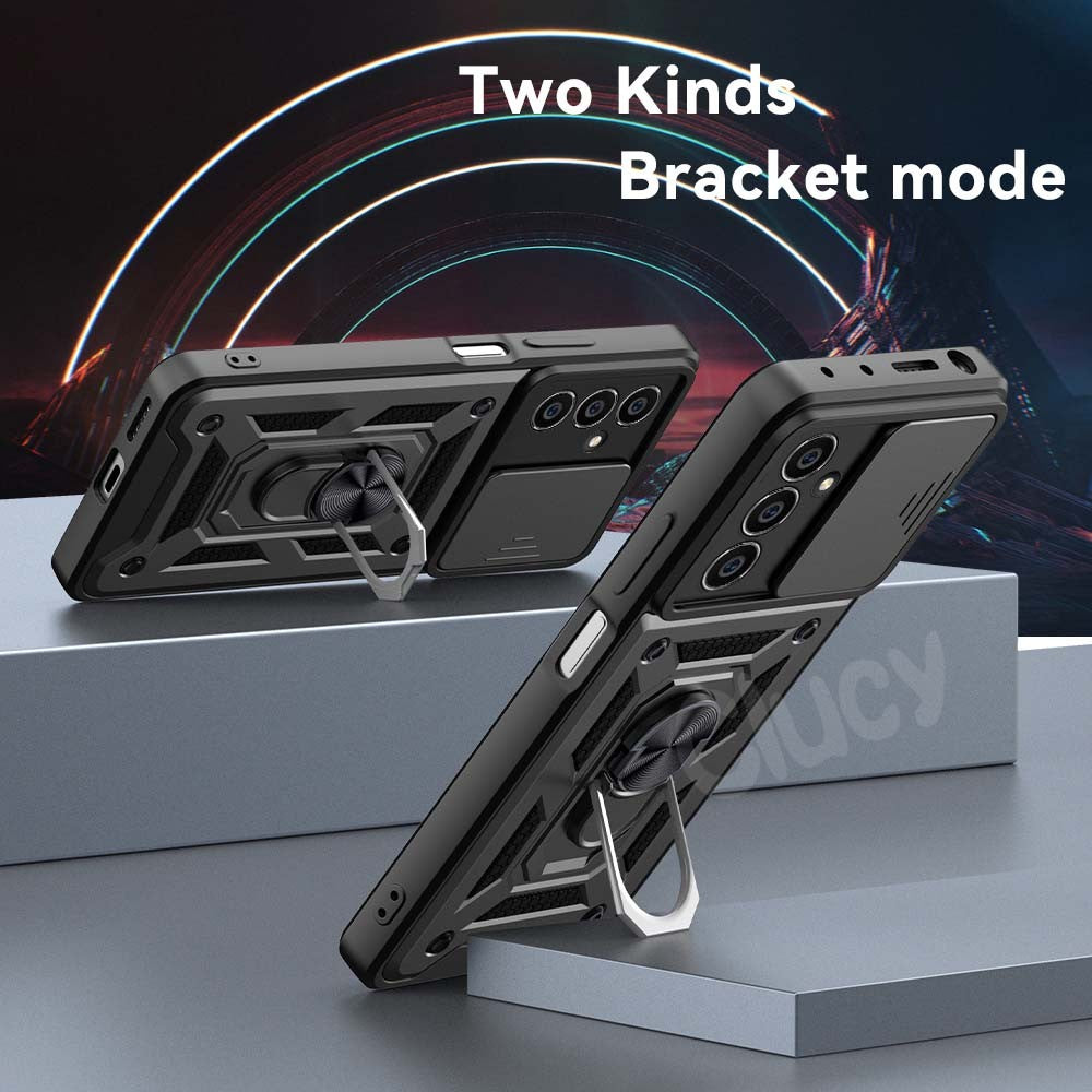 Capa Armor Ring with Camera Slider Zelv Shield - Samsung Galaxy