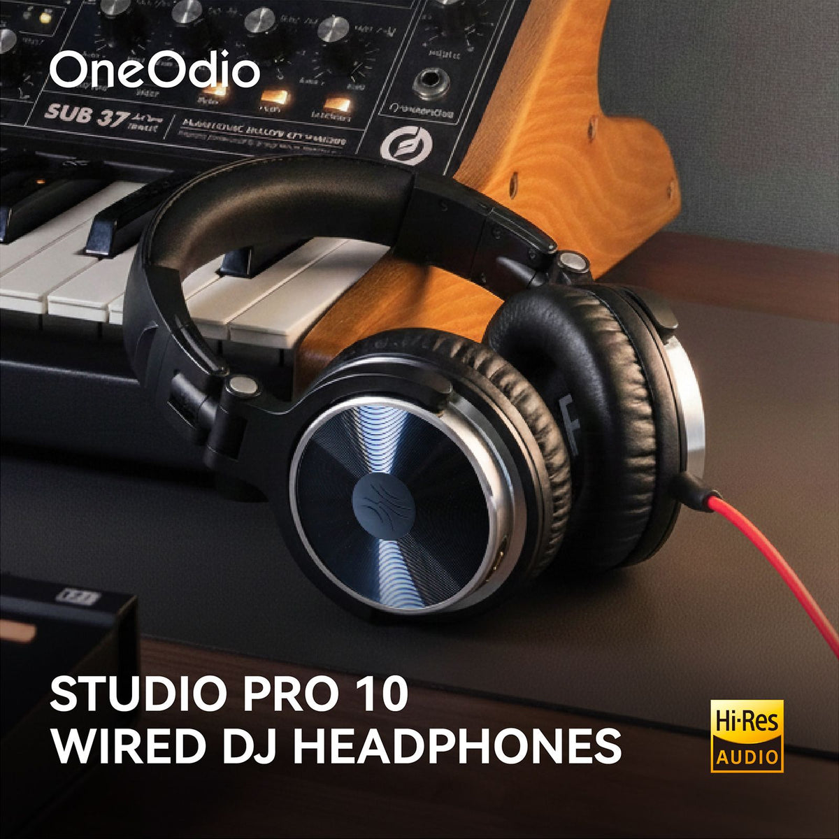 Headphone de Estúdio Hi-Fi com Fio & Microfone