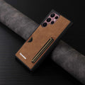 Capa Executive Retro Leather Card Slot Zelv Shield - Samsung Galaxy