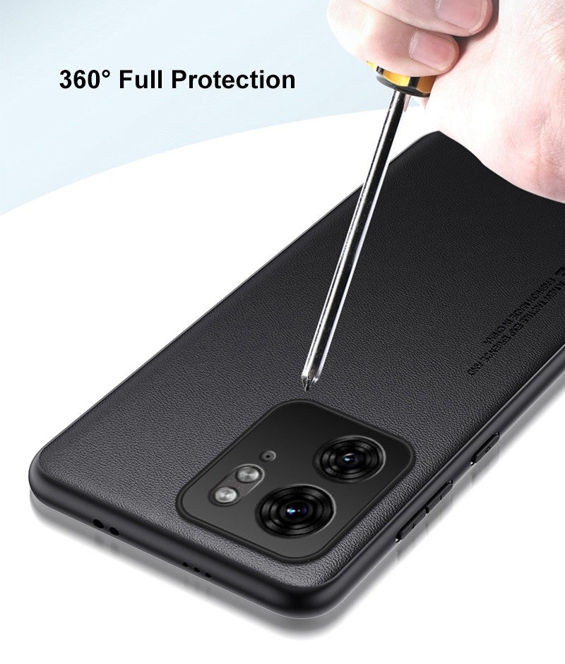 Capa Executive Luxury Leather Zelv Shield - Motorola Edge