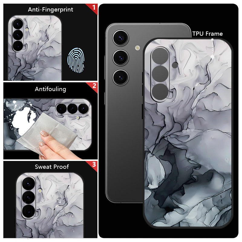 Capa Marble Elegance with Strap Zelv Shield - Samsung Galaxy