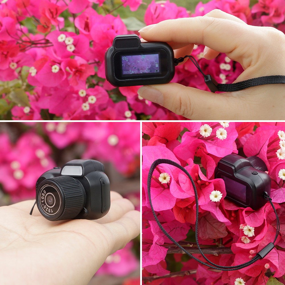 Mini Câmera Digital Retrô Portátil 1080P HD Zelv Shield