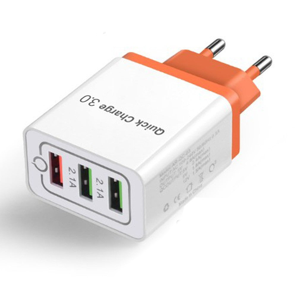 4 usb 45w carregador usb carga rápida qc 3.0 carregamento de parede para iphone