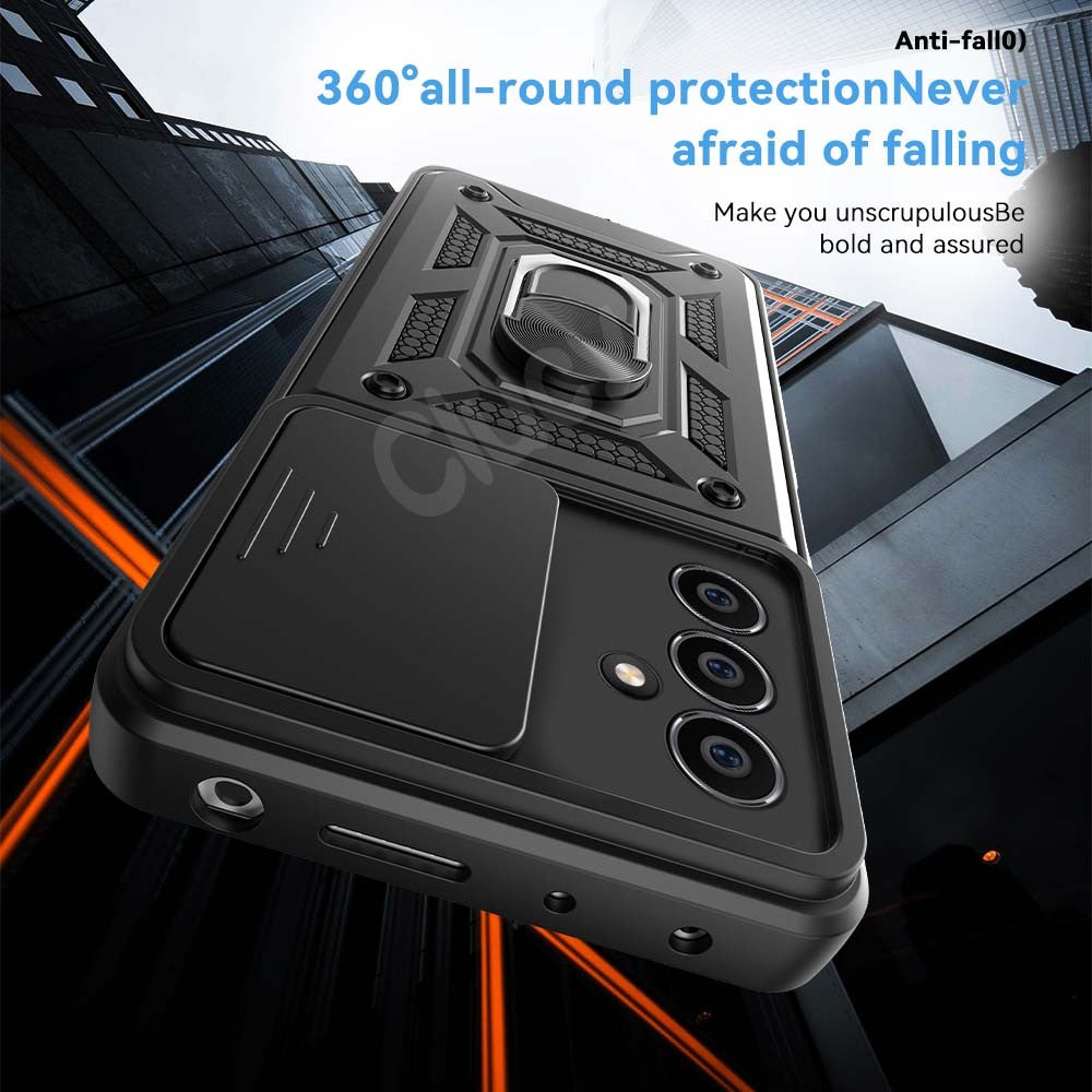 Capa Armor Ring with Camera Slider Zelv Shield - Samsung Galaxy