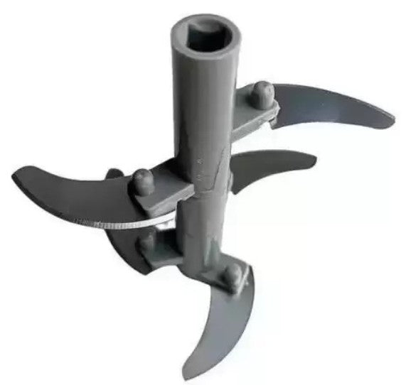 Mini Processador Manual de Alimentos 900ml com 5 Lâminas Zelv Shield