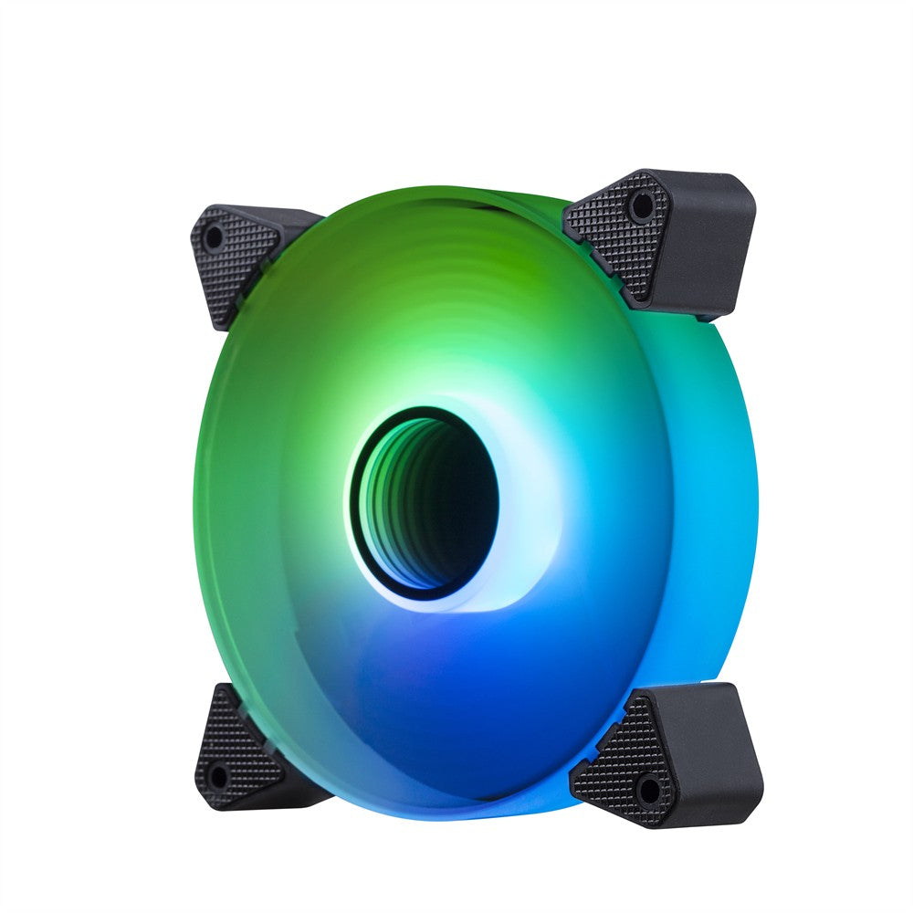 Kit Ventoinhas Cooler RGB 12cm para Gabinete PC Zelv Shield