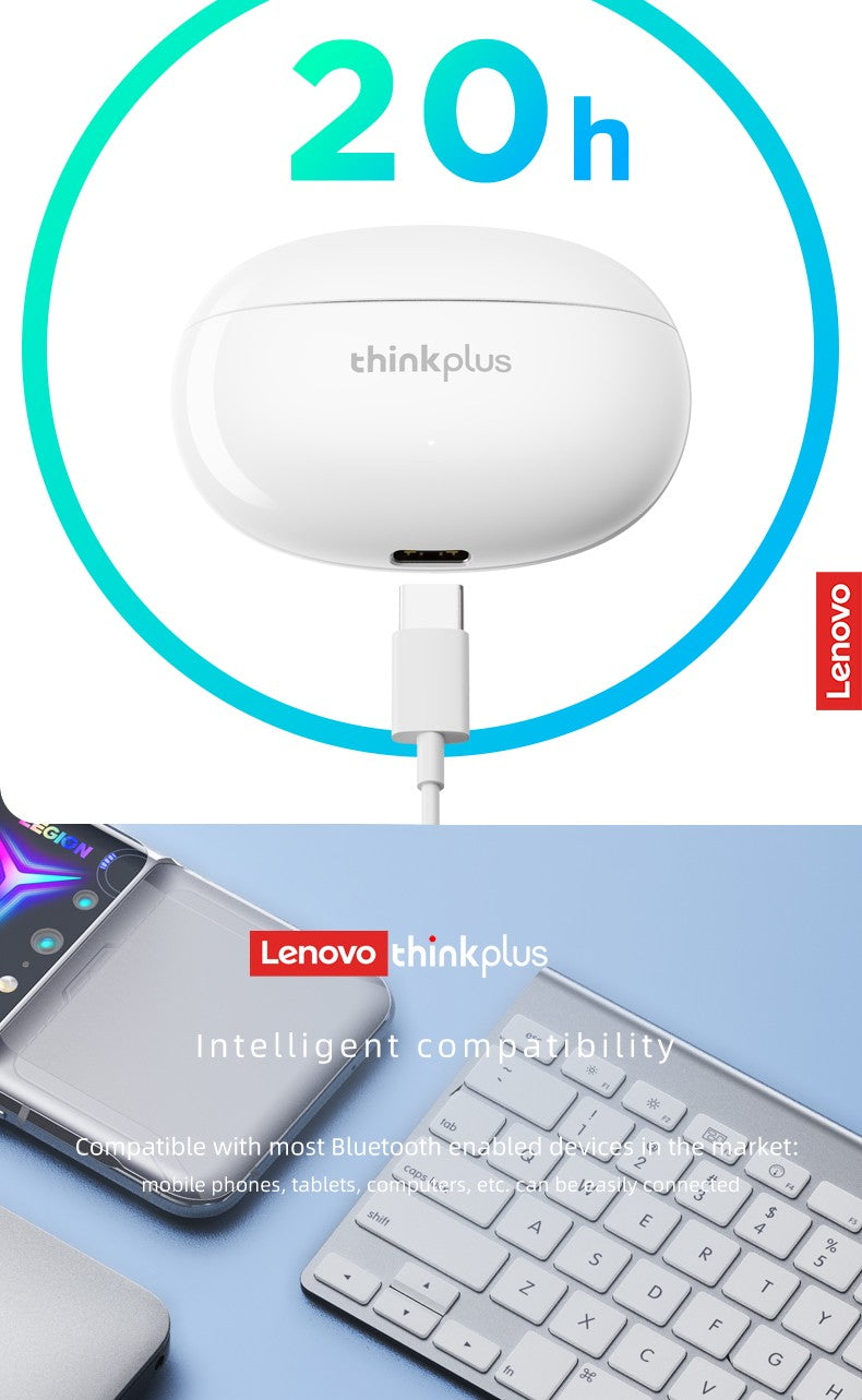 Fone de Ouvido Bluetooth Lenovo Thinkplus XT88 TWS