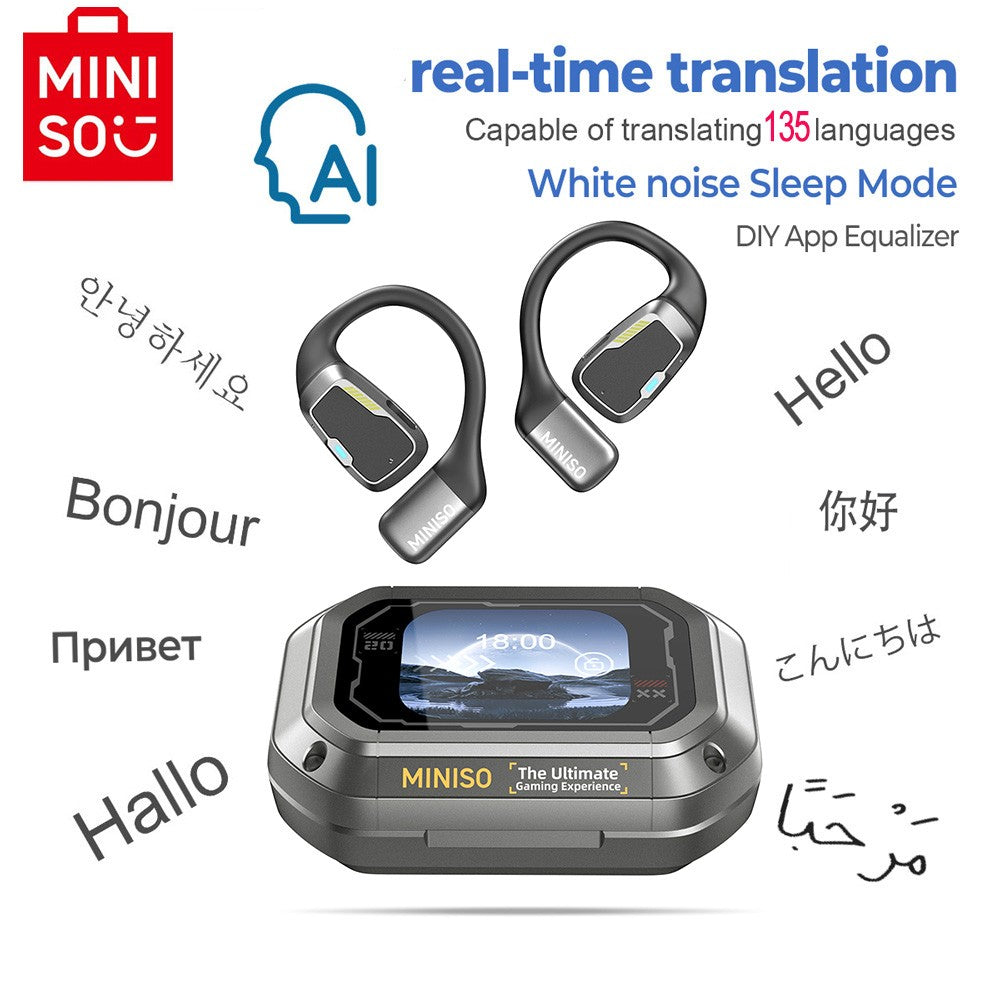 Fone Bluetooth MINISO M98 AI - Tradutor & OWS Sport