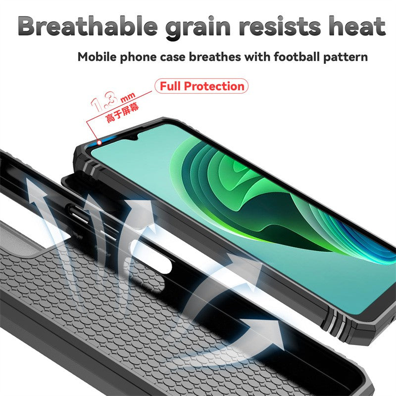 Capa Armor Slide Camera & Ring Holder Zelv Shield - Xiaomi Poco C65