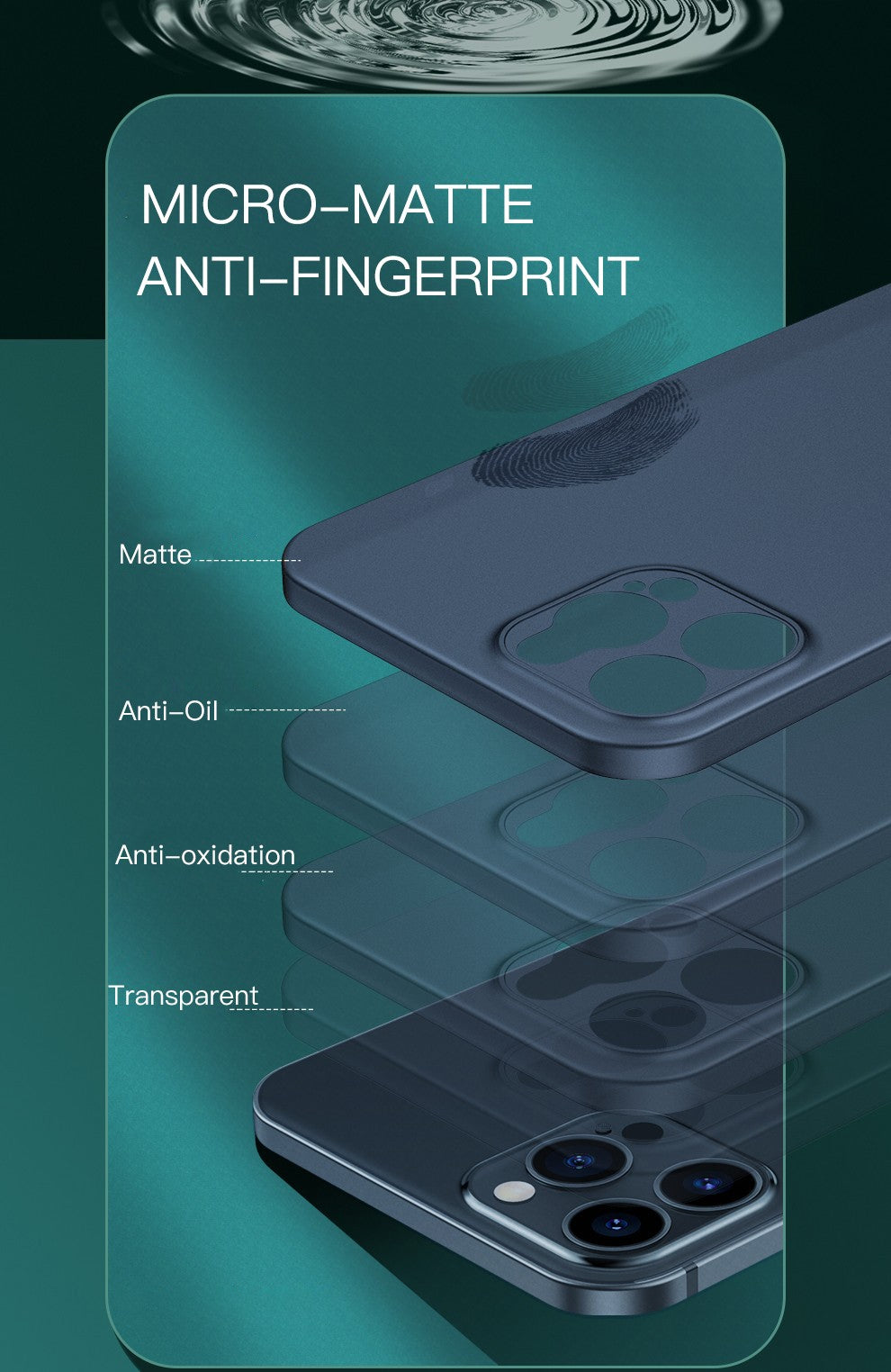 Capa Ultra-Thin 0.2mm Matte Zelv Shield - iPhone