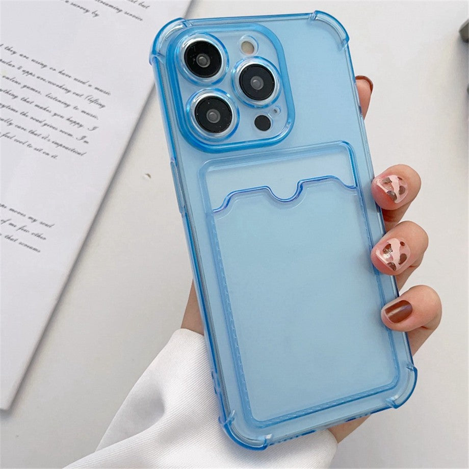 Capa Transparente Porta-Cartão Zelv Shield - iPhone
