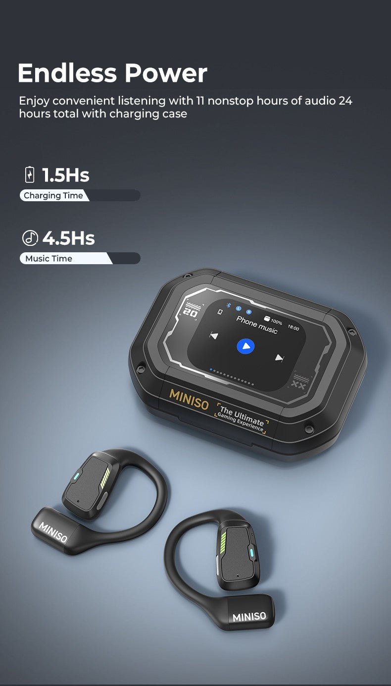 Fone Bluetooth MINISO M98 AI - Tradutor & OWS Sport