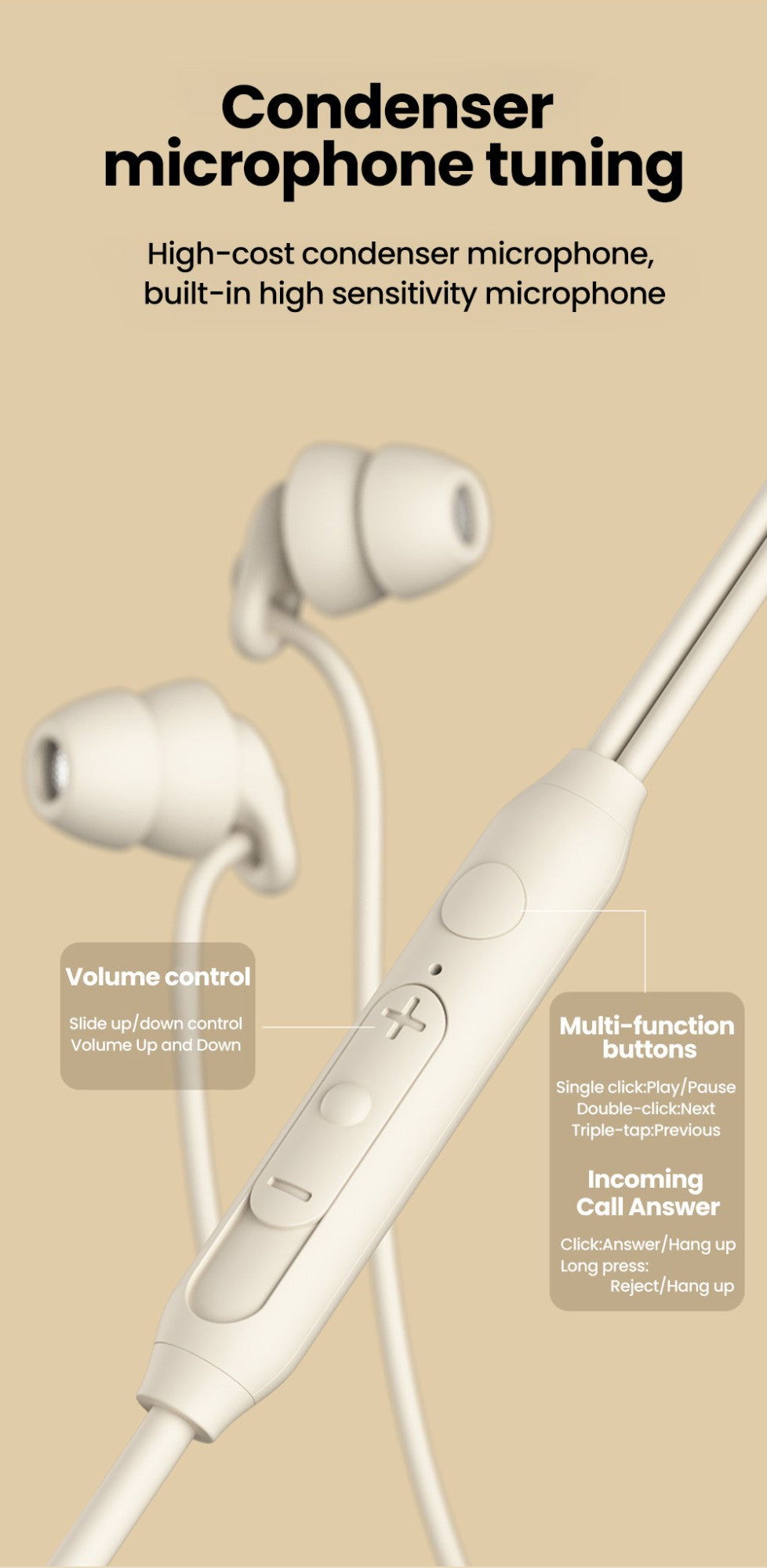 Fone de Ouvido Soft Silicone Sleep Pro