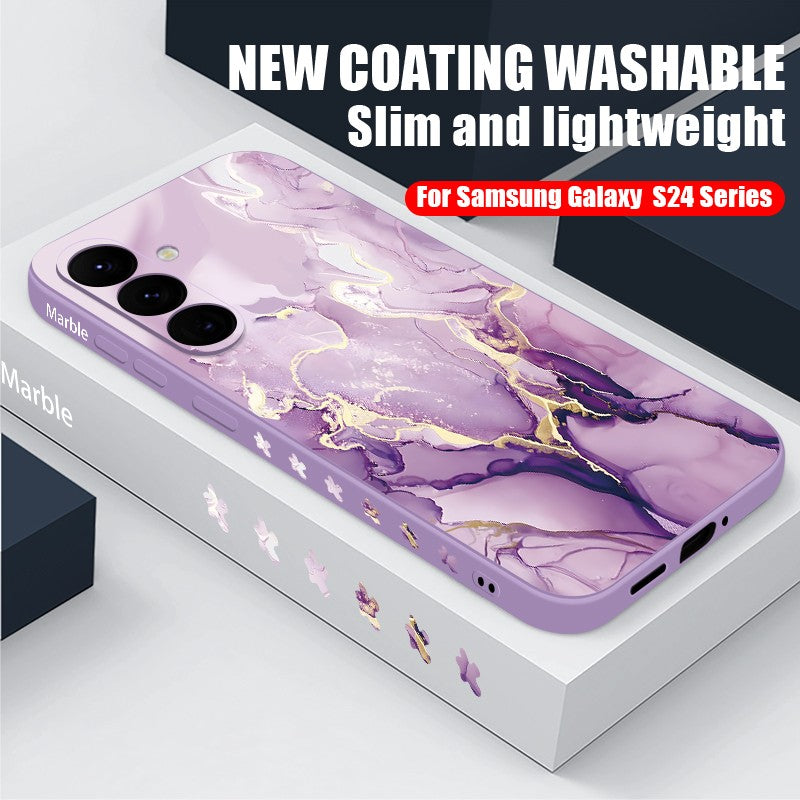 Capa Marble Elegance with Strap Zelv Shield - Samsung Galaxy