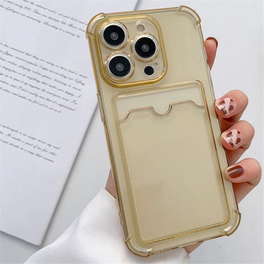 Capa Transparente Porta-Cartão Zelv Shield - iPhone
