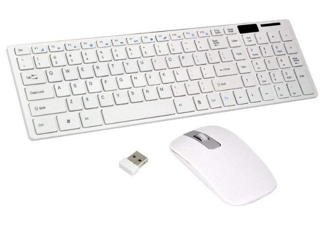 Conjunto Teclado e Rato Sem Fios Ultra-Fino 2.4GHz Zelv Shield