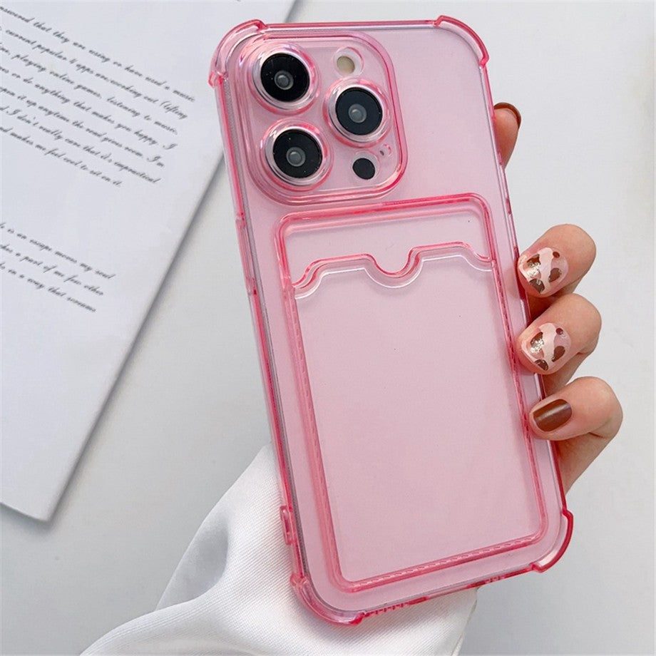Capa Transparente Porta-Cartão Zelv Shield - iPhone