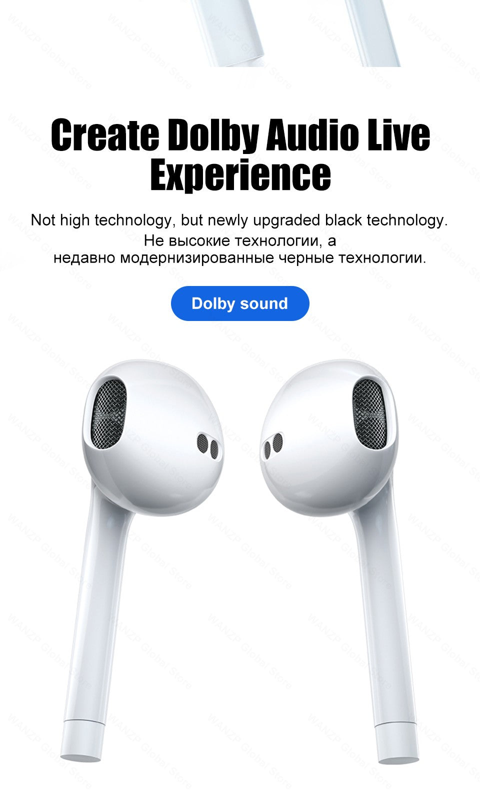 Fone de Ouvido USB Tipo-C - Som HD & Microfone