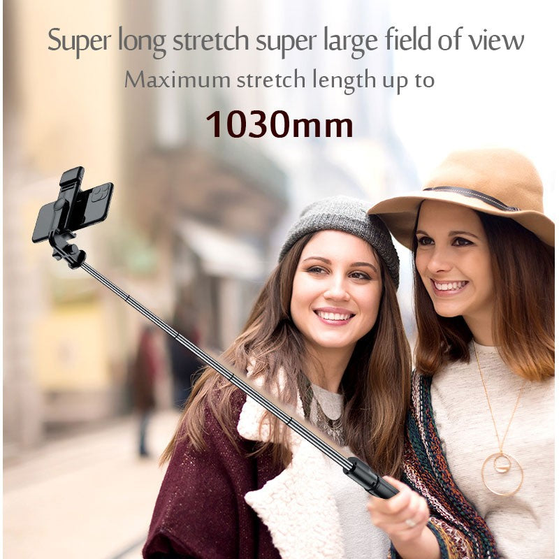 Bastão de Selfie Bluetooth Portátil Retrátil Multifuncional 103CM com Suporte pa