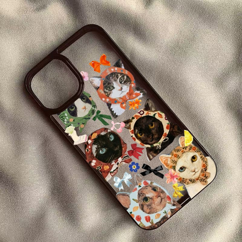 Capa Artística Collection Cats Zelv Shield - iPhone
