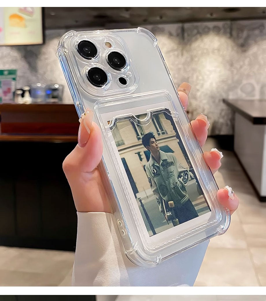 Capa Transparente Porta-Cartão Zelv Shield - iPhone